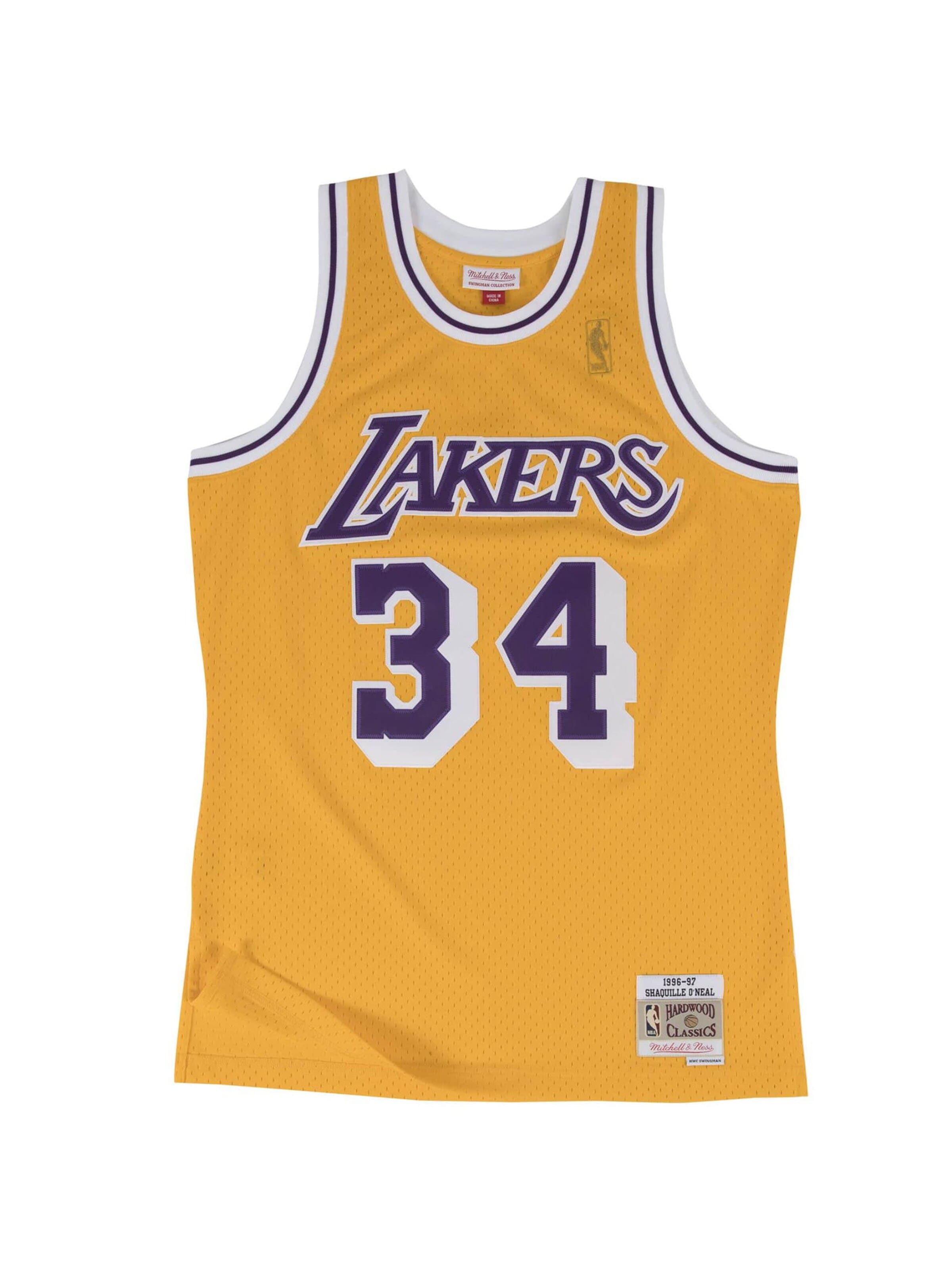 Mitchell & Ness Trikot – žlutá: přední strana
