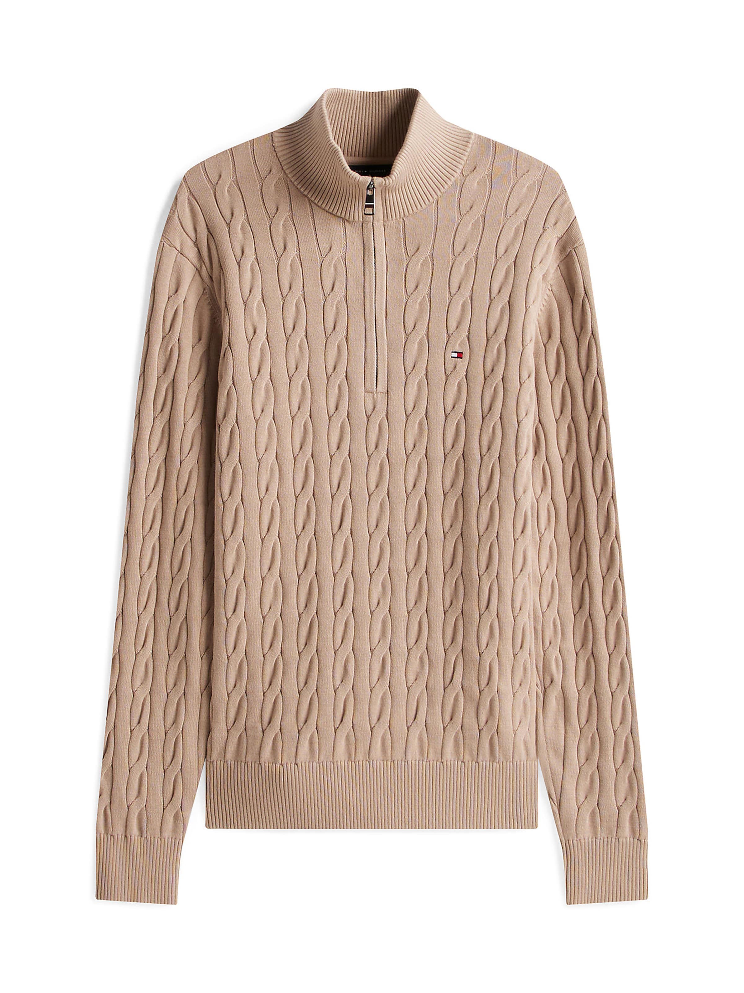 TOMMY HILFIGER Pullover in Beige: Vorderseite