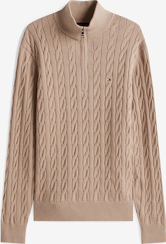 TOMMY HILFIGER Pullover in Beige: Vorderseite