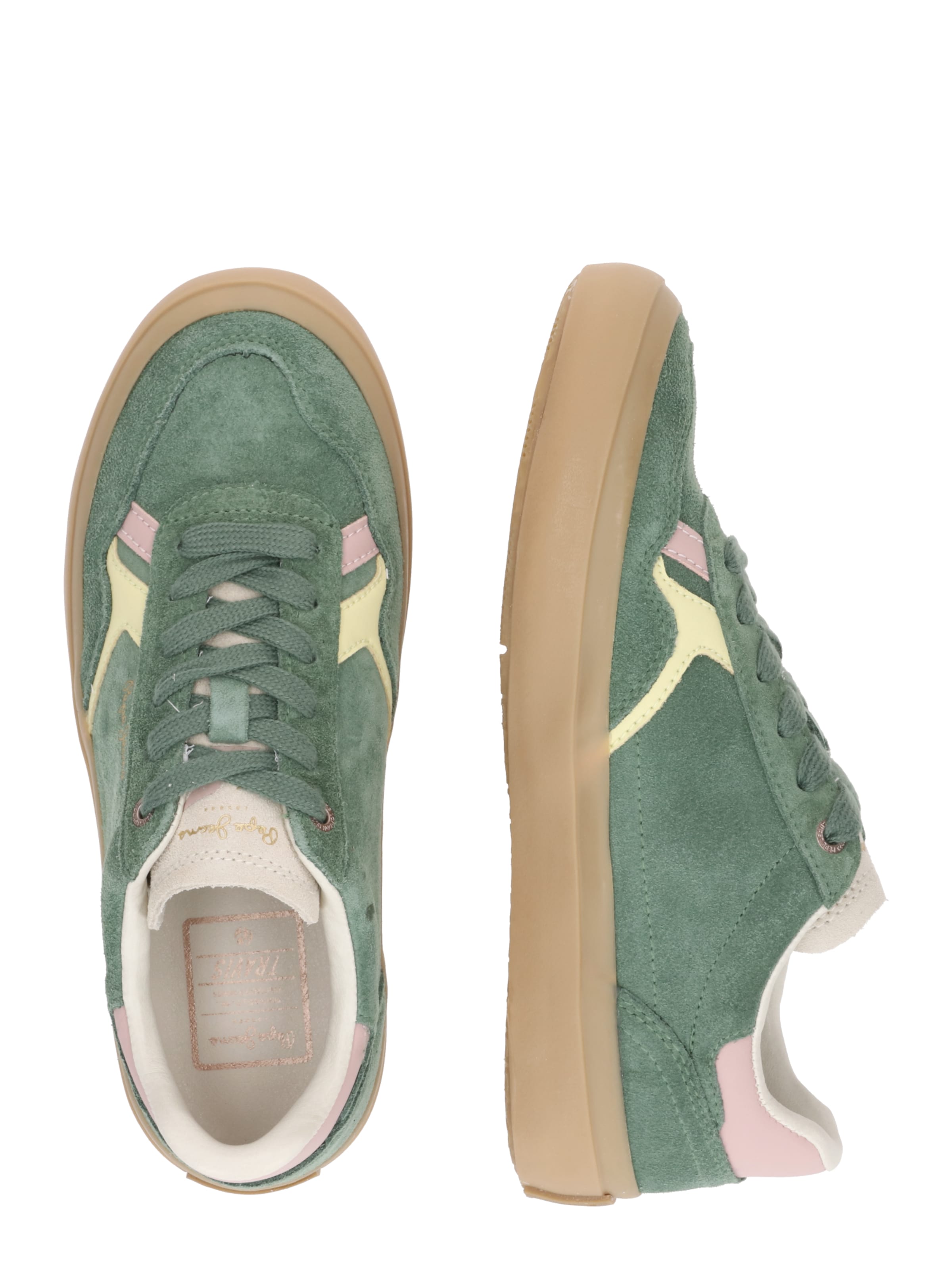 Pepe Jeans Sneakers 'Travis Retro' in Green: side