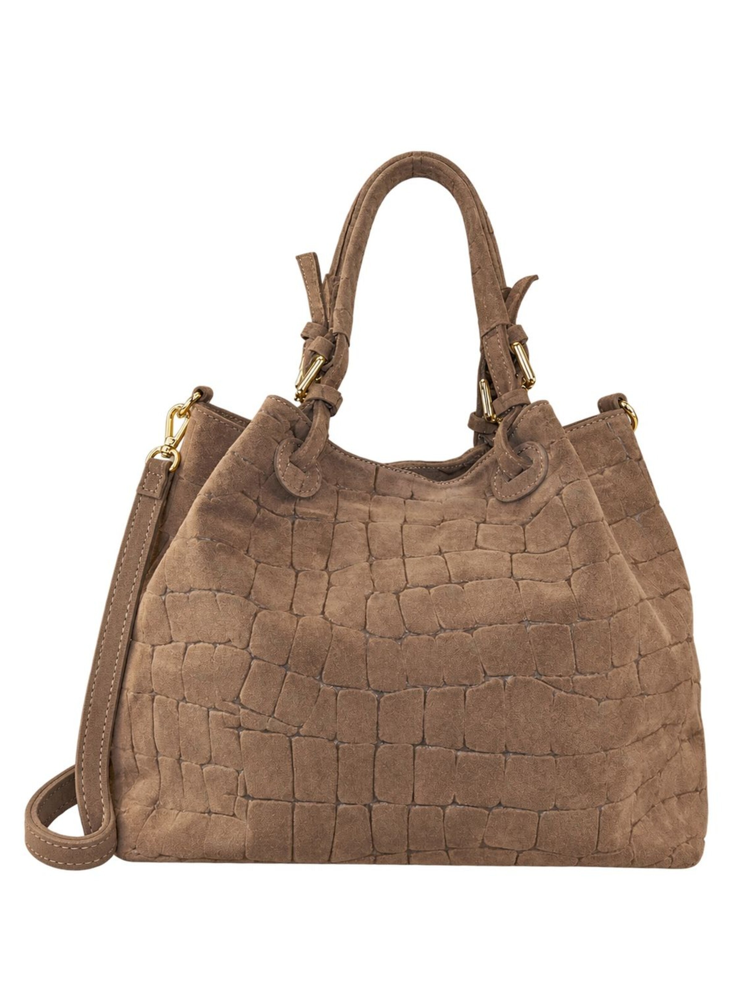 Sac bandoulière Florence en beige : devant