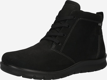 ECCO Lace-Up Ankle Boots in Black: front