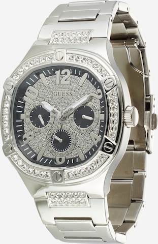 GUESS Analoog horloge in Zilver: voorkant