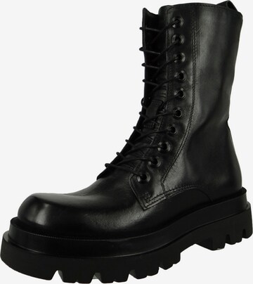MJUS Lace-Up Boots in Black: front