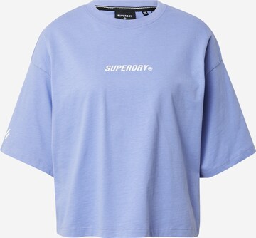 Superdry T-Shirt in Blau: predná strana