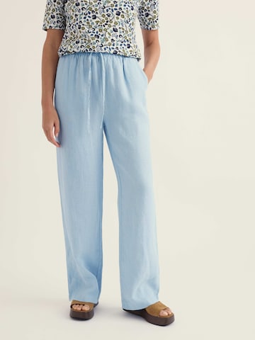 Wide Leg Pantalon 'Tide Flow' Seasalt Cornwall en bleu : devant