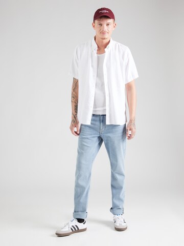 Abercrombie & Fitch Regular fit Πουκάμισο σε λευκό