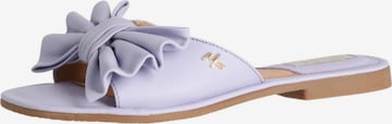 MEXX Mules in Purple: front