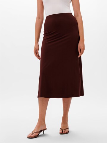 Les Lunes Skirt 'LUMII' in Brown: front