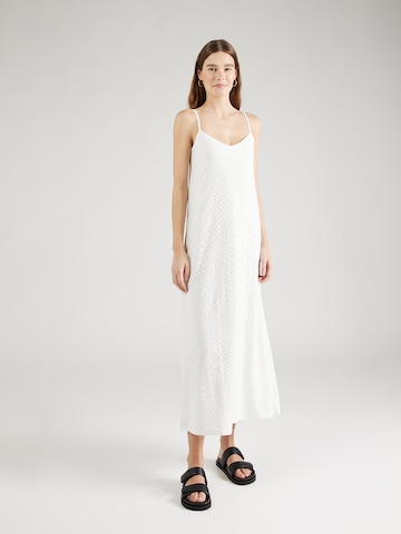 VERO MODA فستان 'TASSA' بلون أبيض: الأمام