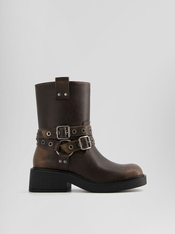 Bershka Boots in Brown