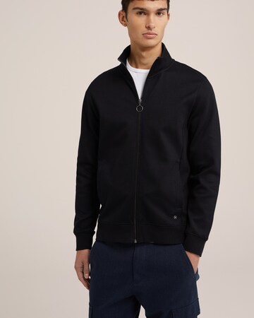 WE Fashion Zip-Up Hoodie in Black