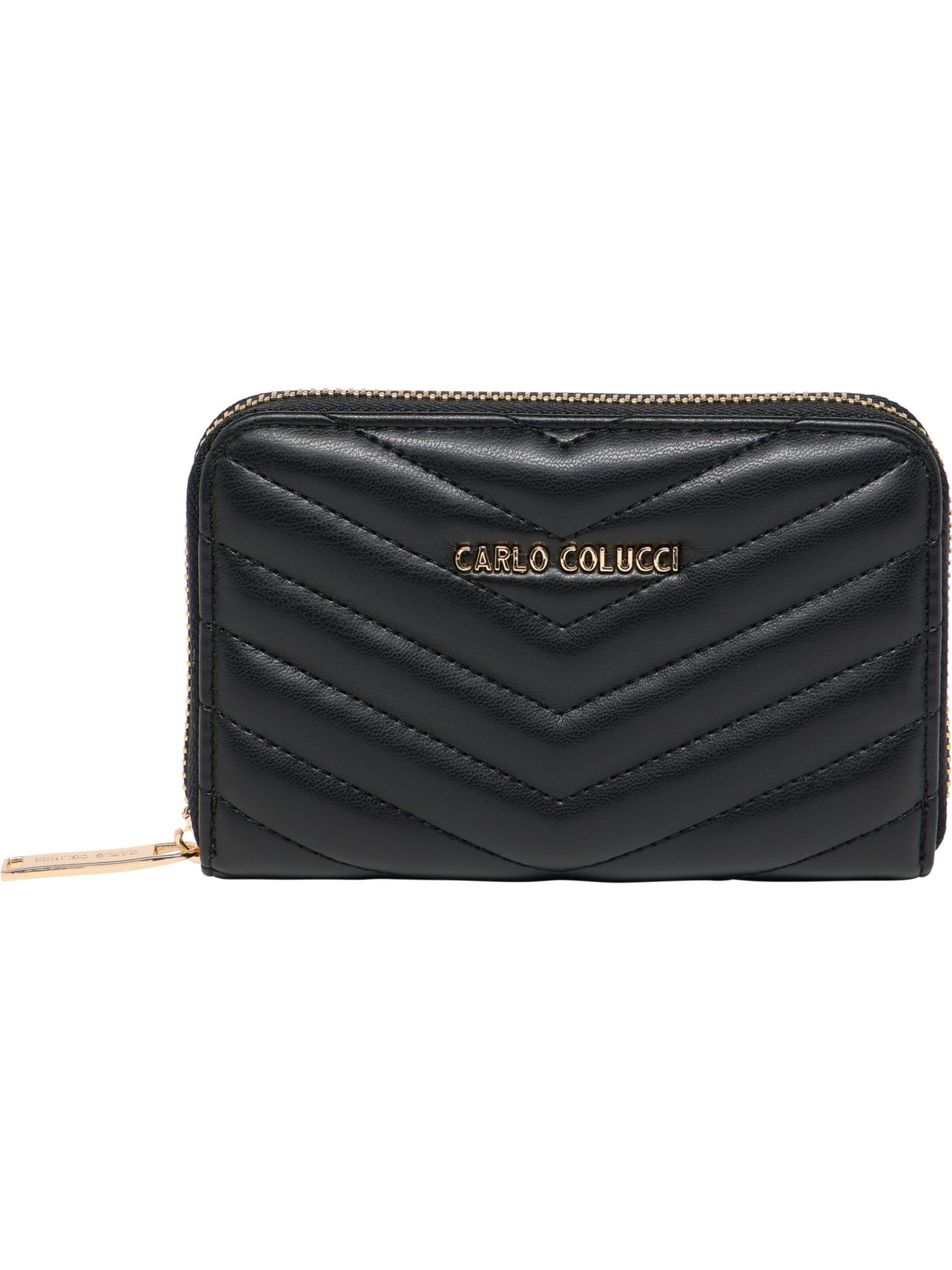 Carlo Colucci Portemonnaie 'Fallmeraya' in Schwarz: Vorderseite