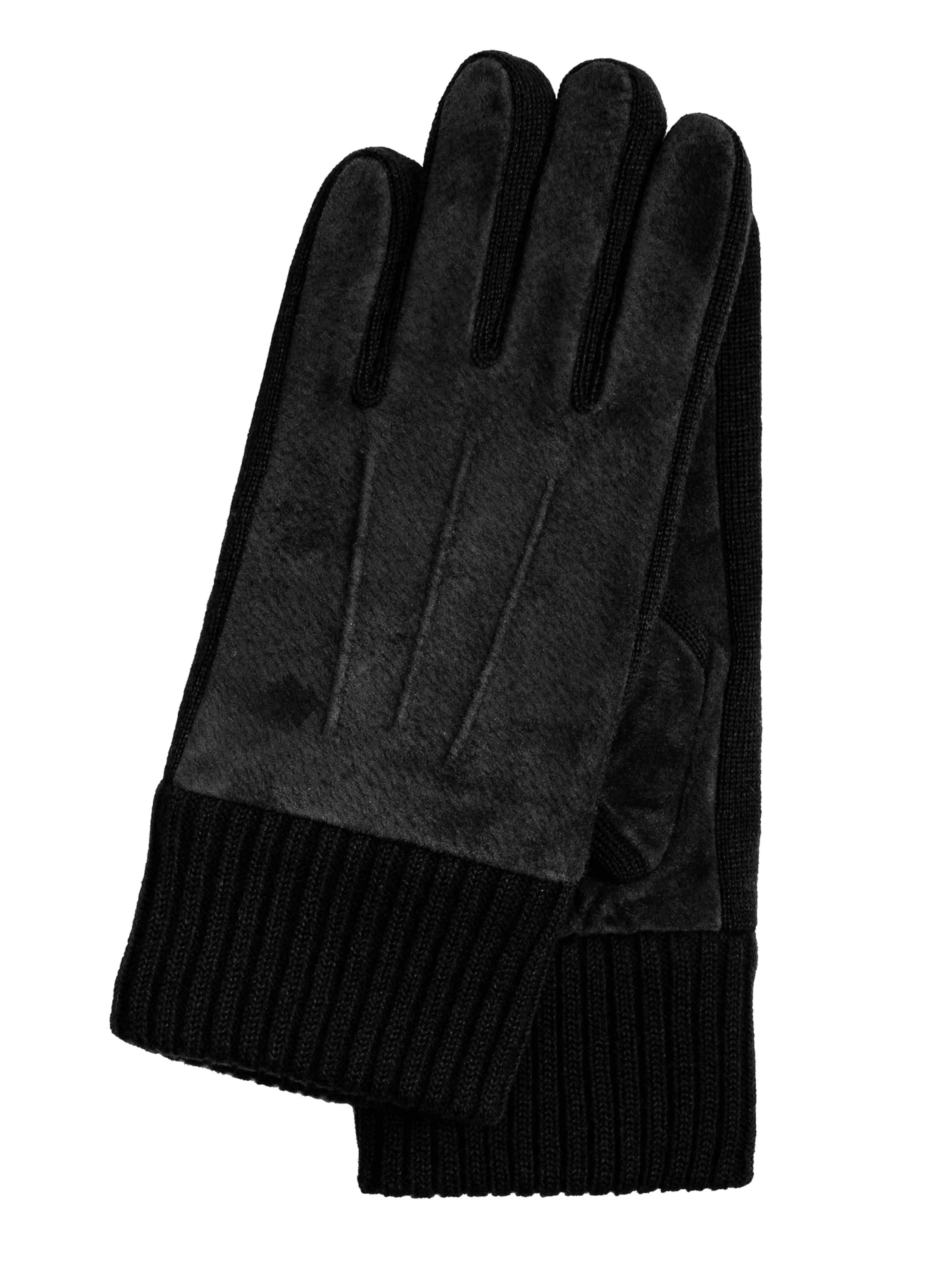 KESSLER Fingerhandschuhe 'STAN'‌‌‌‌‌‌ in Schwarz: Vorderseite