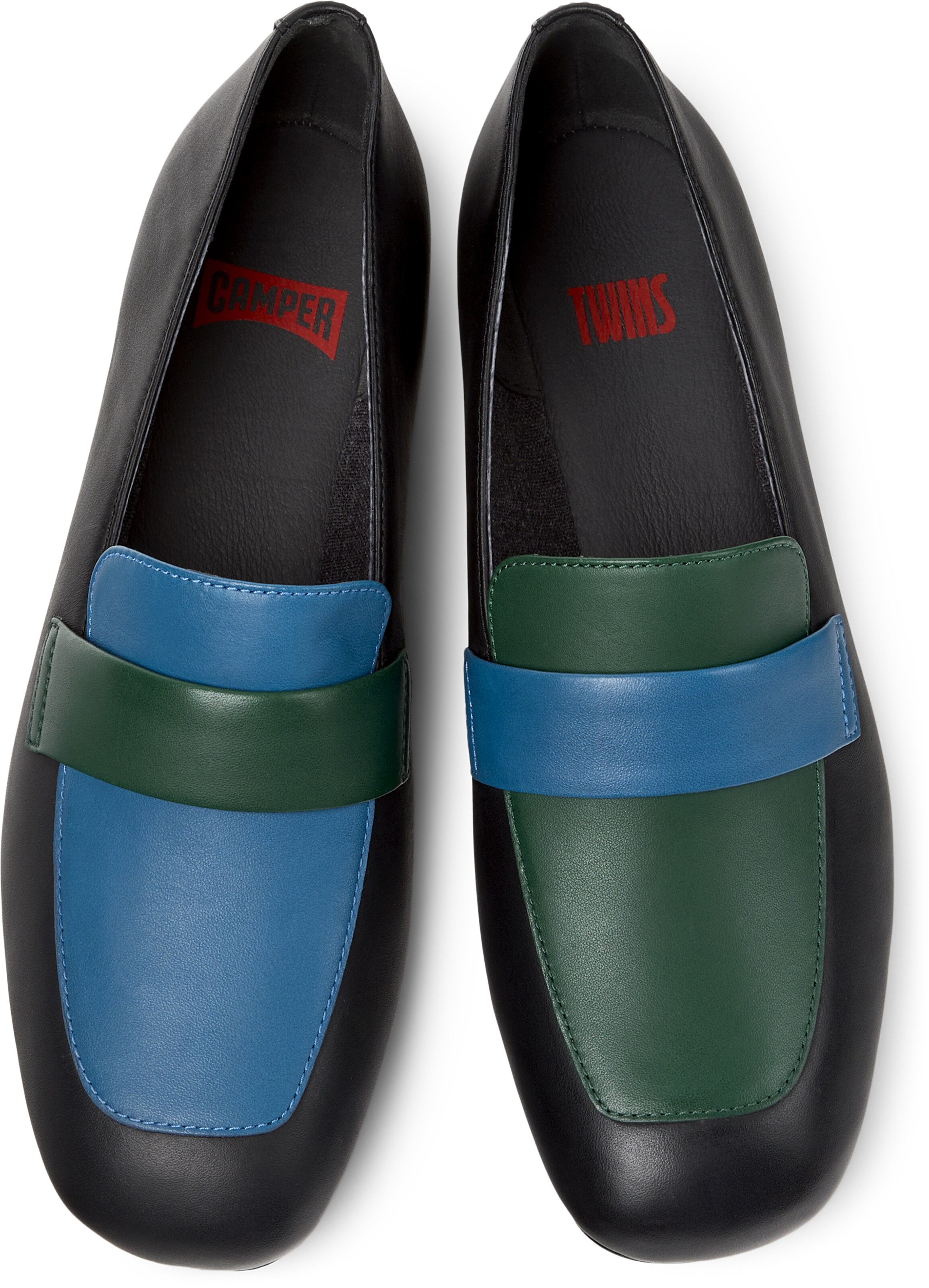 CAMPER Ballerina 'Casi Myra  Twins' in Zwart