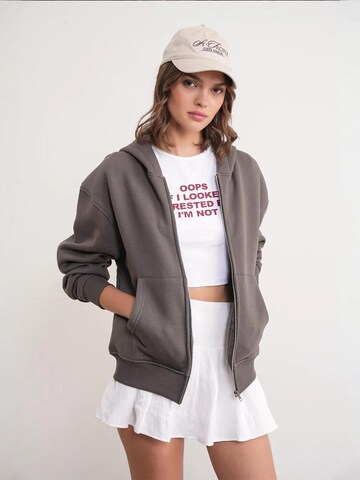 MixRay Sweatjacke in Grau: Vorderseite