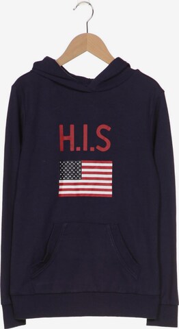 H.I.S Sweatshirt & Zip-Up Hoodie in XXS in Blue: front