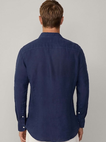 Hackett London Regular Fit Hemd 'Ess' in Blau