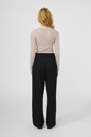 Wide Leg Pantalon à pince 'KBRo' KAREN BY SIMONSEN en noir