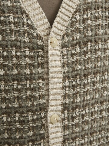 JACK & JONES Knit cardigan 'JPRBluparker' in Green