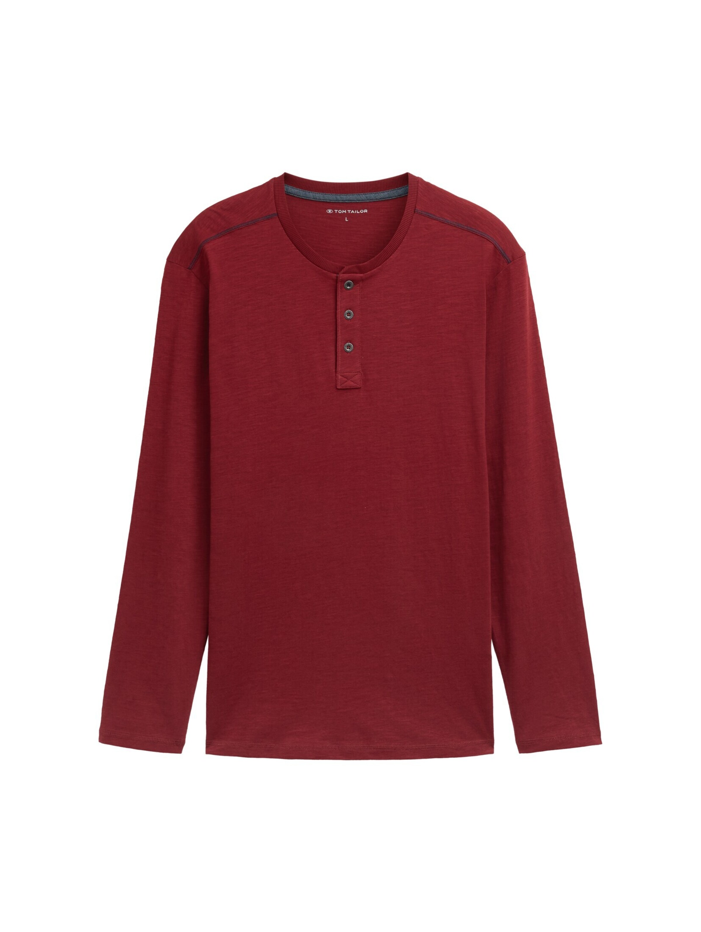T-Shirt TOM TAILOR en rouge : devant