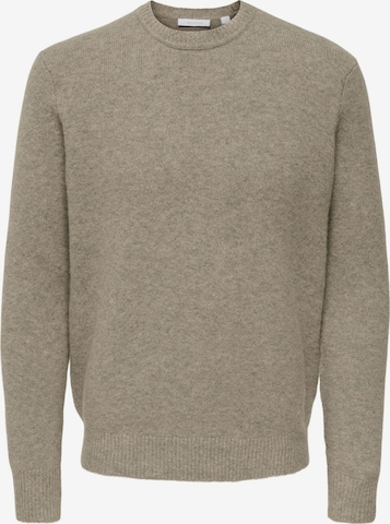 Pull-over 'ONSRay' Only & Sons en marron : devant