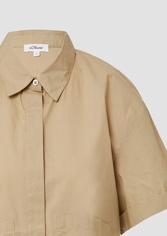 Chemisier s.Oliver en marron