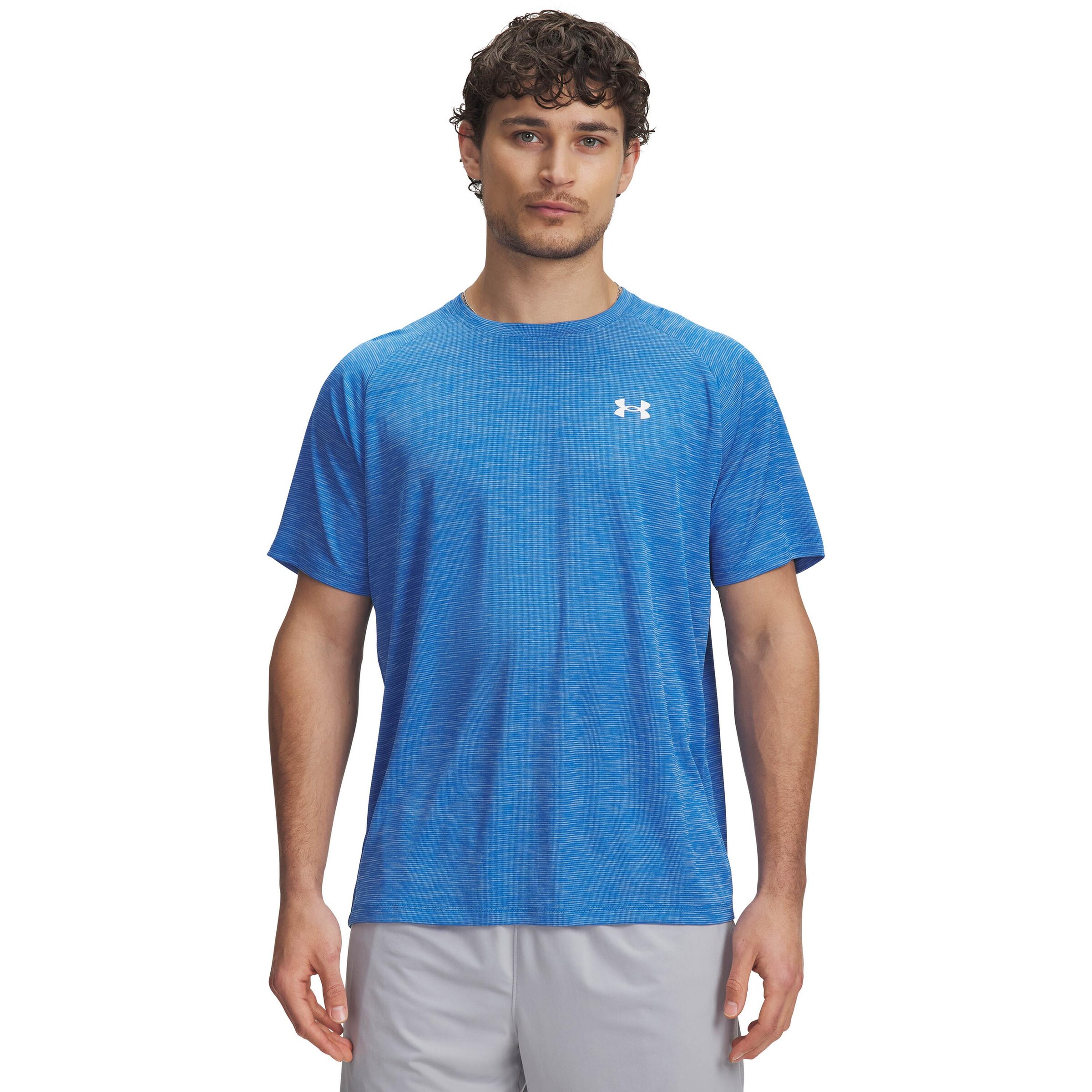 UNDER ARMOUR Performance Shirt in Blue: front