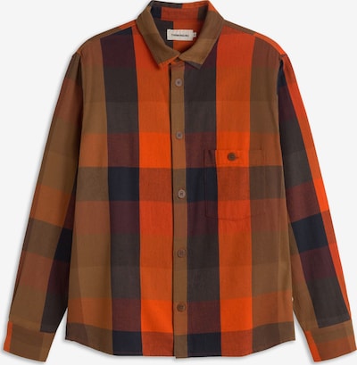 Thinking MU Paita 'Theo' värissä ruskea / tummanvihreä / oranssi, Tuotenäkymä