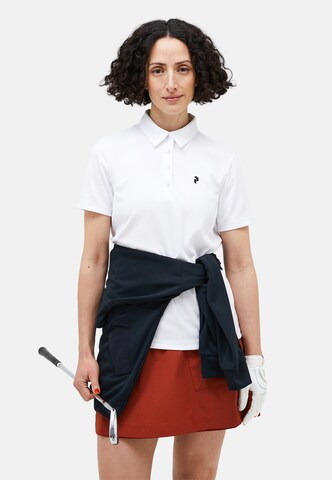 PEAK PERFORMANCE Poloshirt 'Alta' in Weiß: Vorderseite