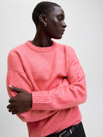 JACK & JONES Kampsun 'JJESoho Ollie', värv roosa