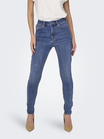 Skinny Jean 'APRIL' ONLY en bleu : devant