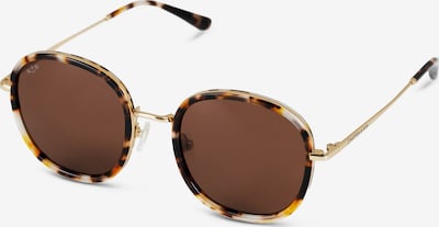 Kapten & Son Okulary przeciwsłoneczne 'Rotterdam Desert Speckled Brown' w kolorze brązowy / złoty / jasnopomarańczowy / czarnym, Podgląd produktu