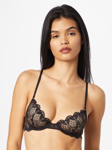 T-shirt Reggiseno 'SKY' di ETAM in nero: frontale