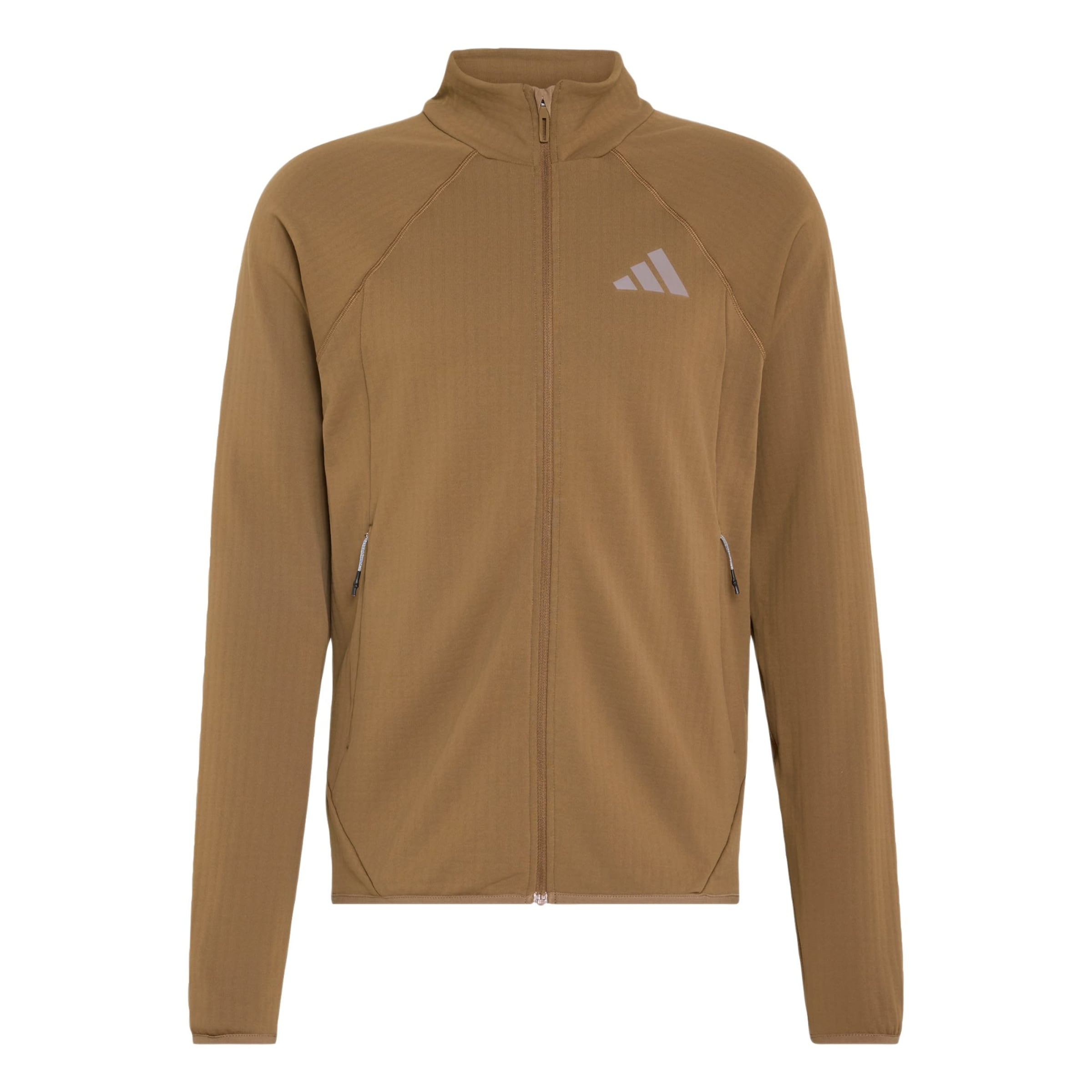 Veste en polaire fonctionnelle 'Xperior' ADIDAS TERREX en marron : devant