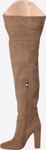 Overknee di Misspap in beige