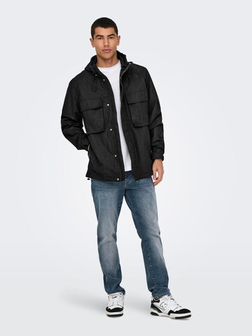 Giacca di mezza stagione 'ONSKane' di Only & Sons in nero