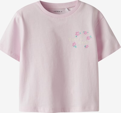 NAME IT Paita 'NMFFINULA' värissä vihreä / vaaleanpunainen / roosa / villanvalkoinen, Tuotenäkymä