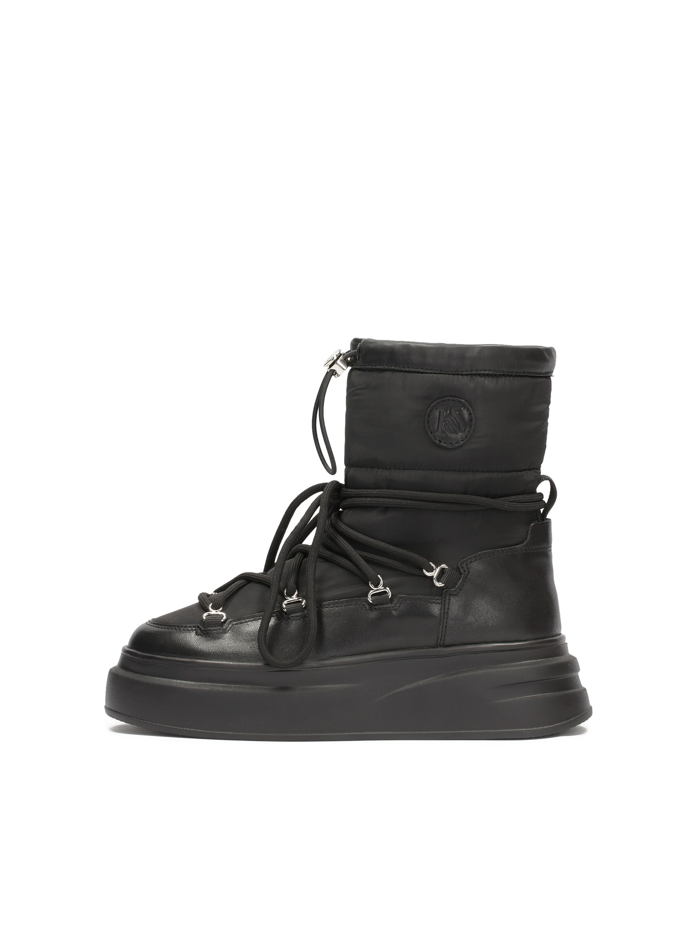 Kazar Studio Snowboots in Schwarz: Vorderseite