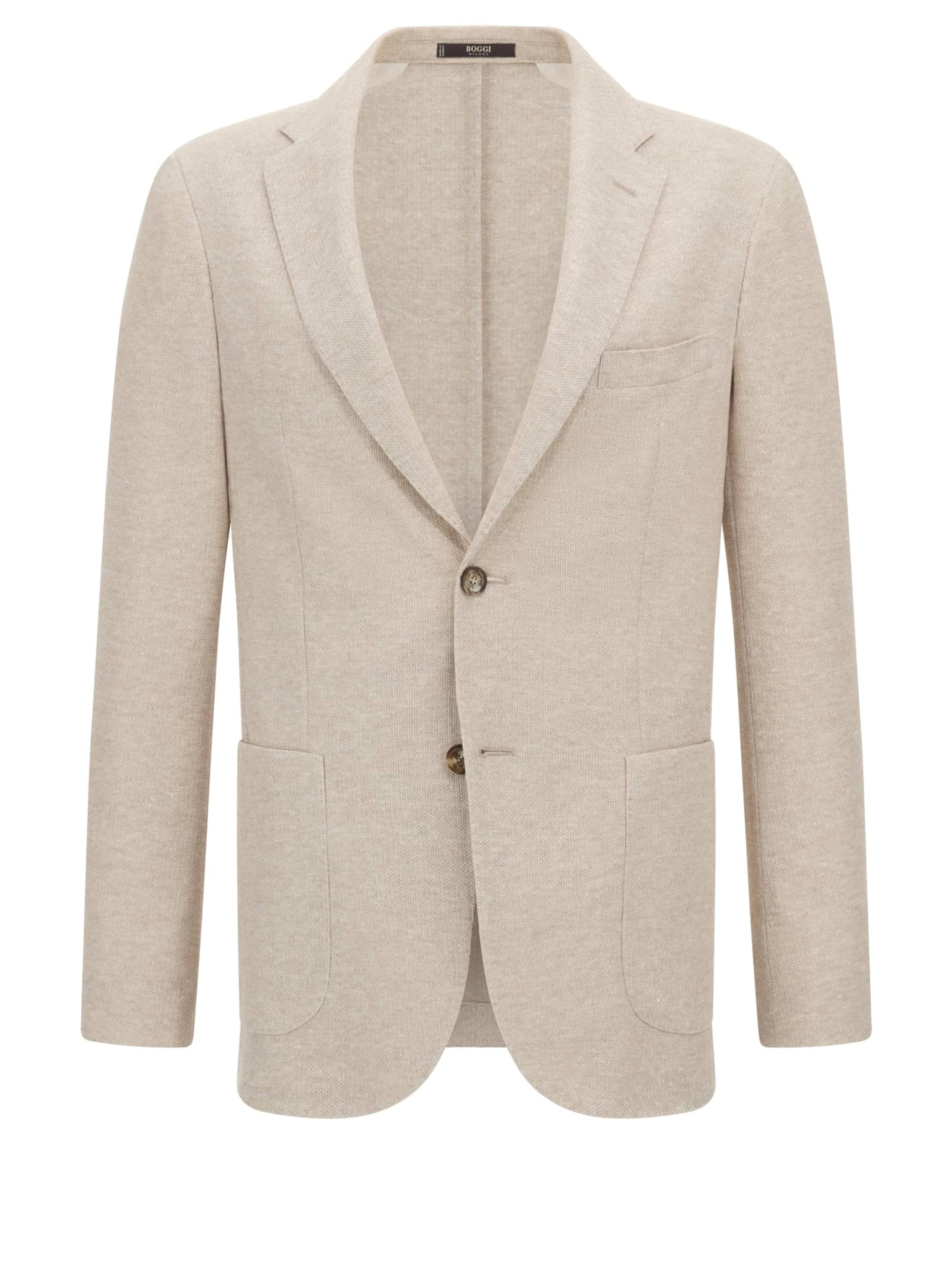 Slim fit Giacca da completo di Boggi Milano in beige: frontale