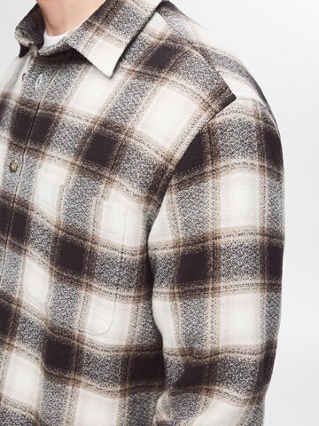 Regular fit Camicia 'SLHOwen' di SELECTED HOMME in marrone