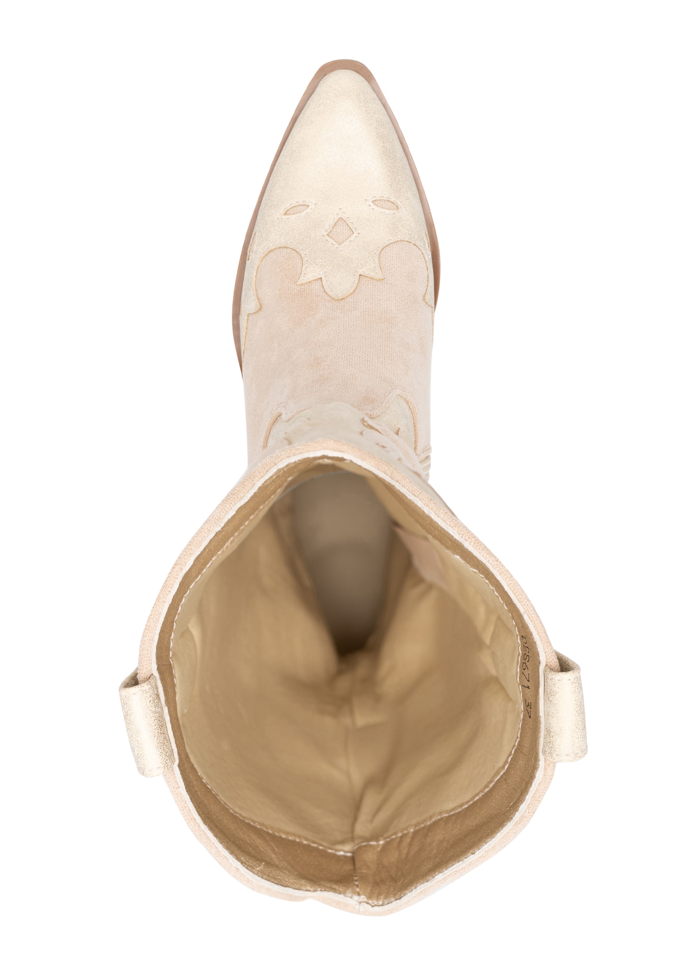 Salinyang Cowboylaarzen in Goud