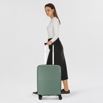 American Tourister Trolley 'Summer Hit' in Green: front