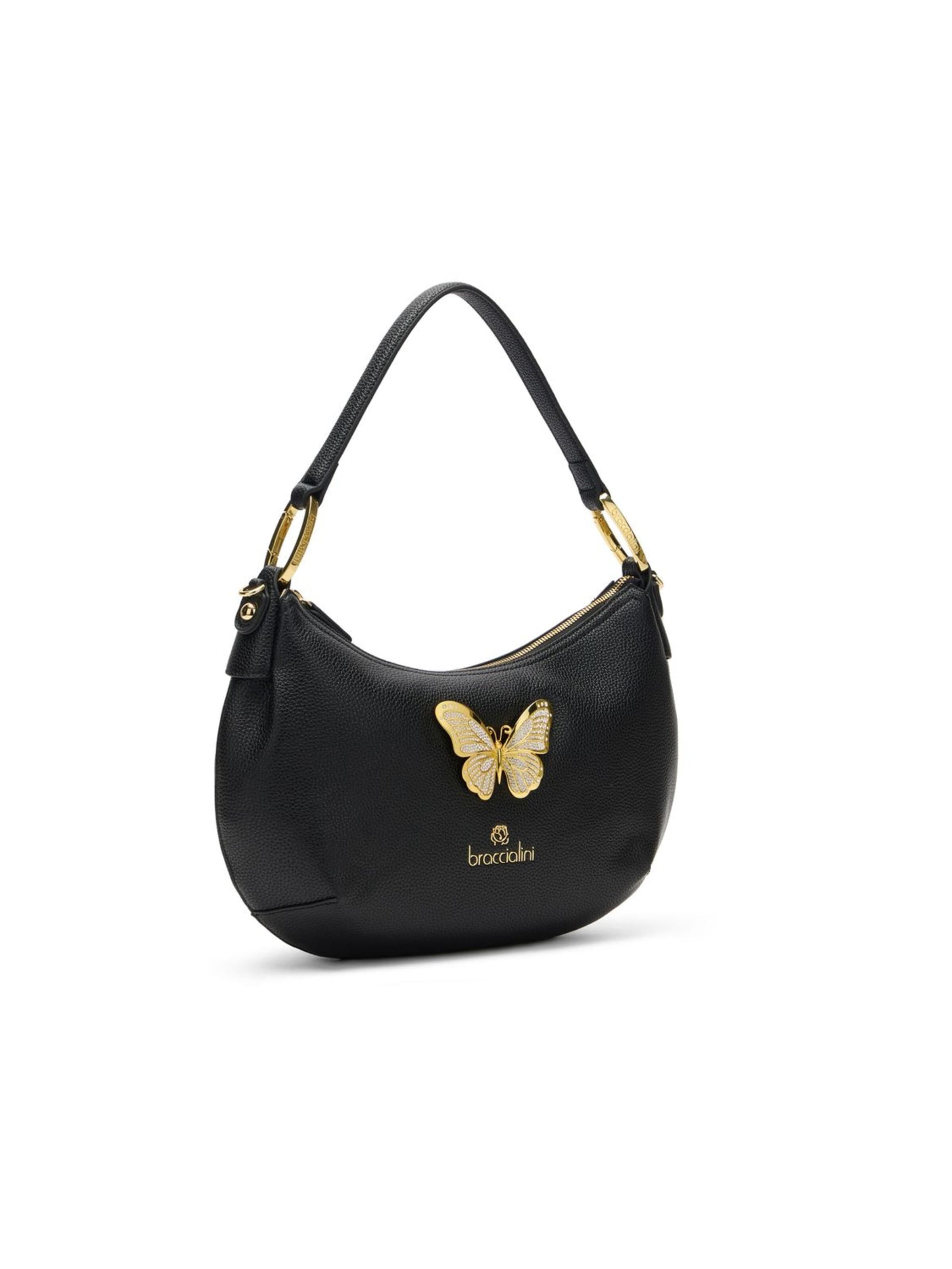 Borsa a mano 'Beth Jewels' di Braccialini in nero