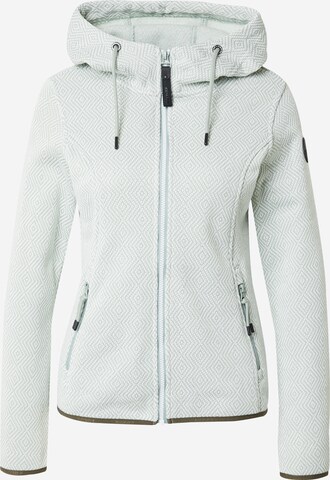 ICEPEAK - Chaqueta polar funcional 'ADRIAN' en verde: frente