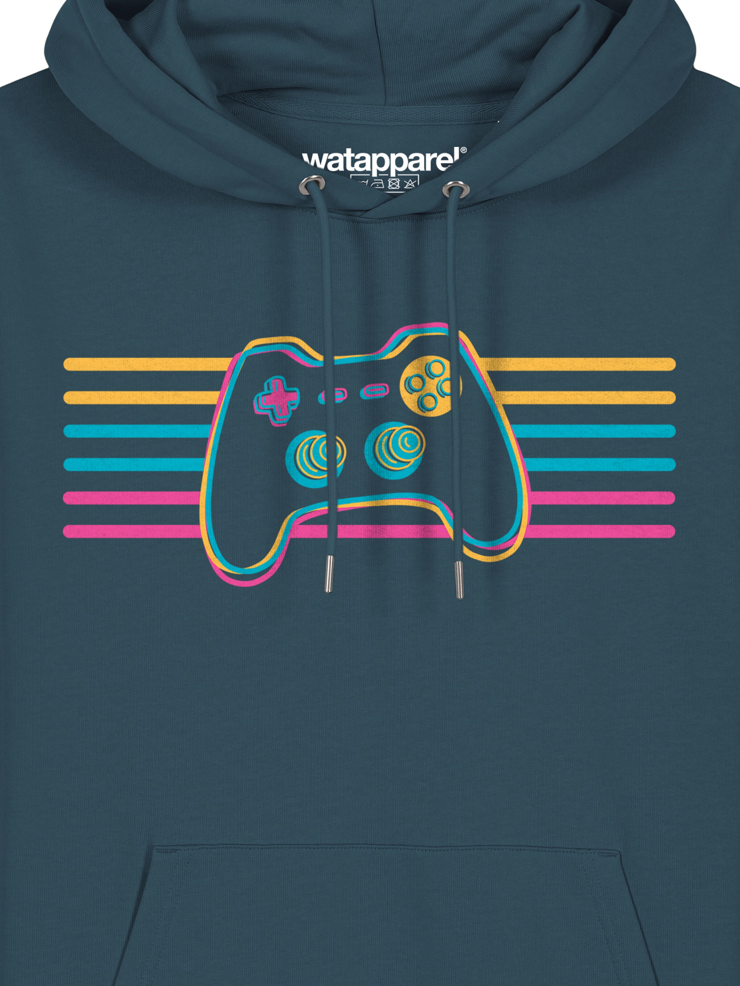 Felpa ' Retro Joystick ' di Watapparel in blu