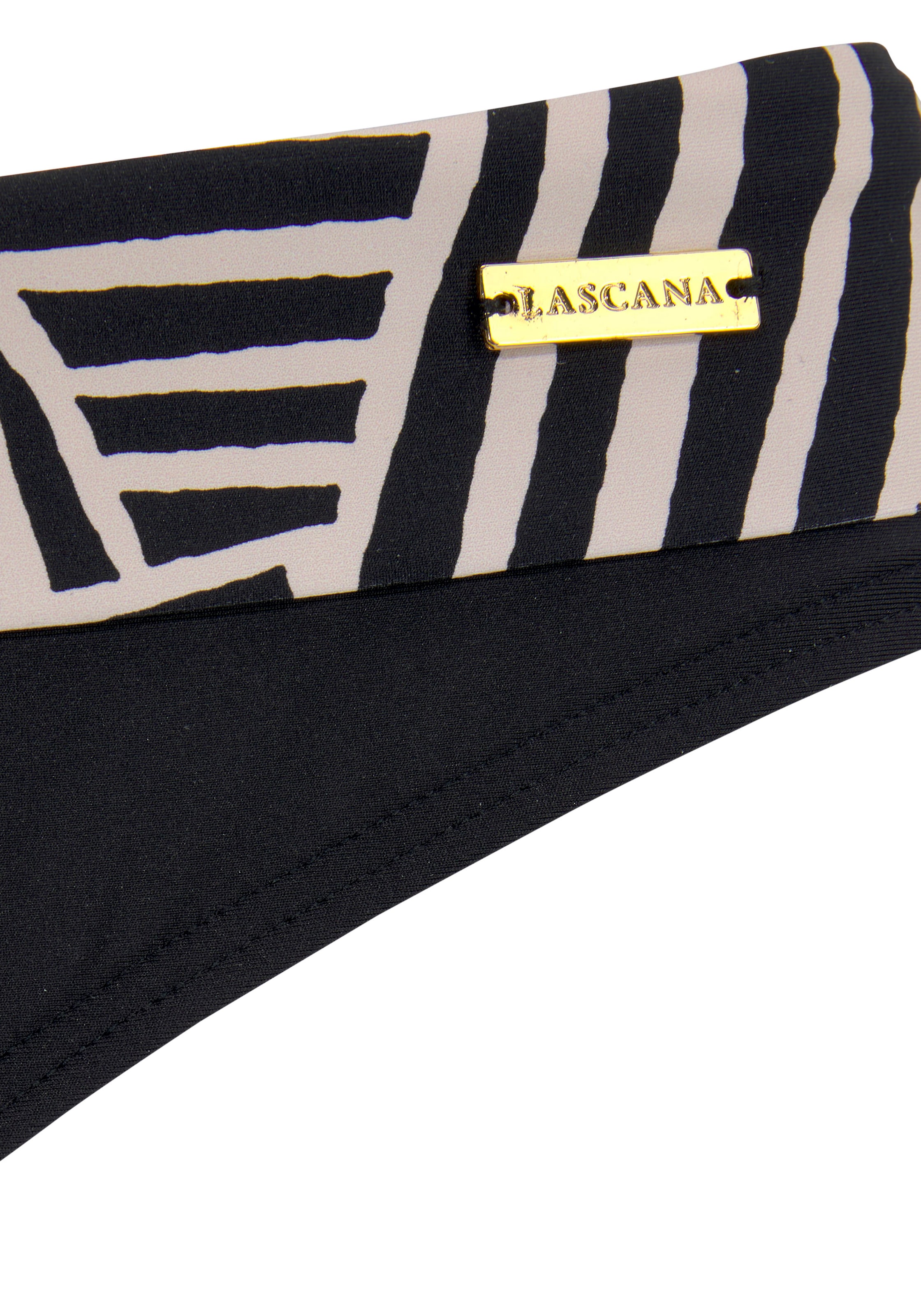 LASCANA Bikini Bottoms in Black