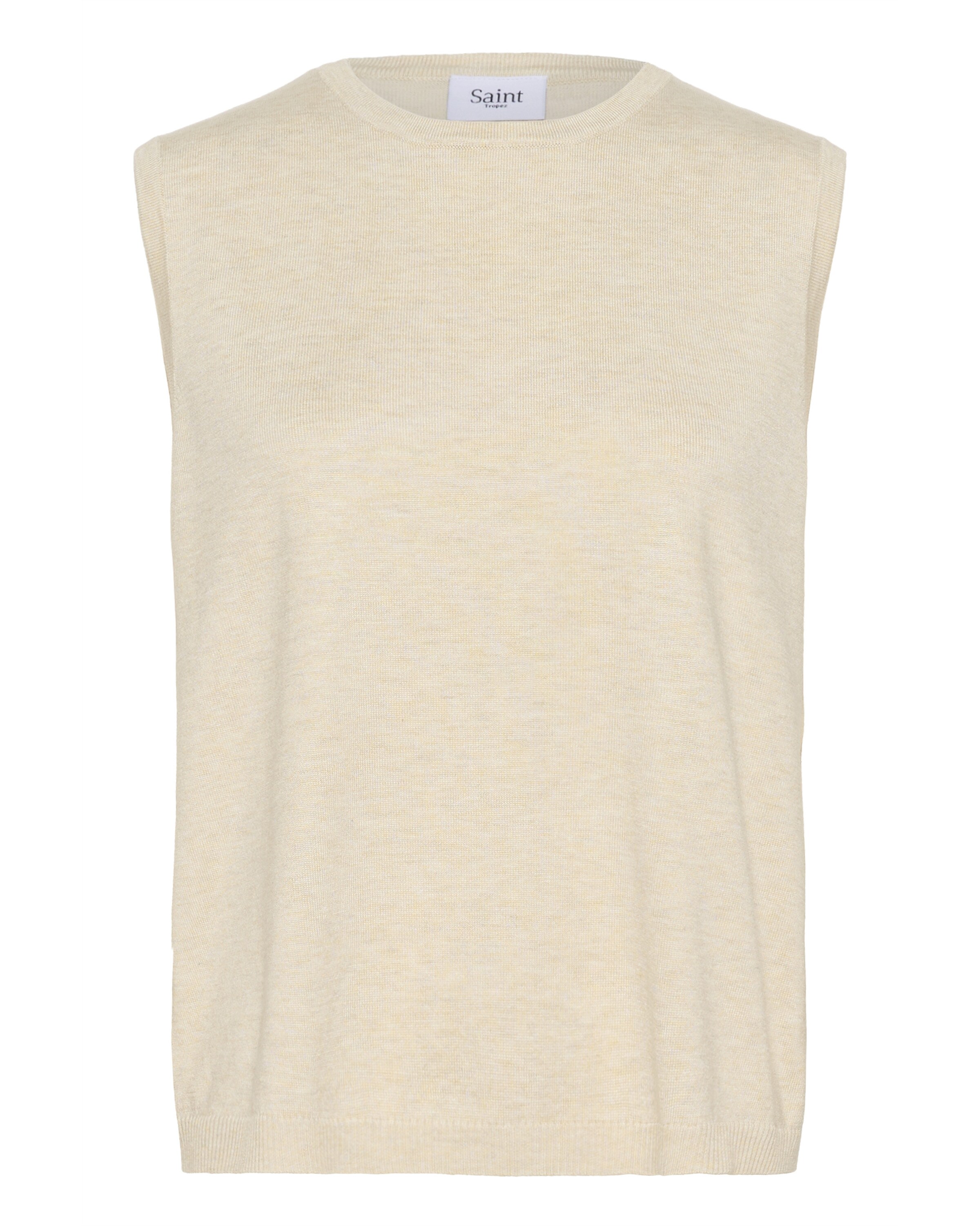 SAINT TROPEZ Sweater 'MilaSZ' in Beige: front