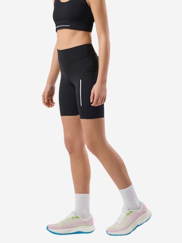 SWEDEMOUNT Skinny Sportovní kalhoty 'Core' – černá