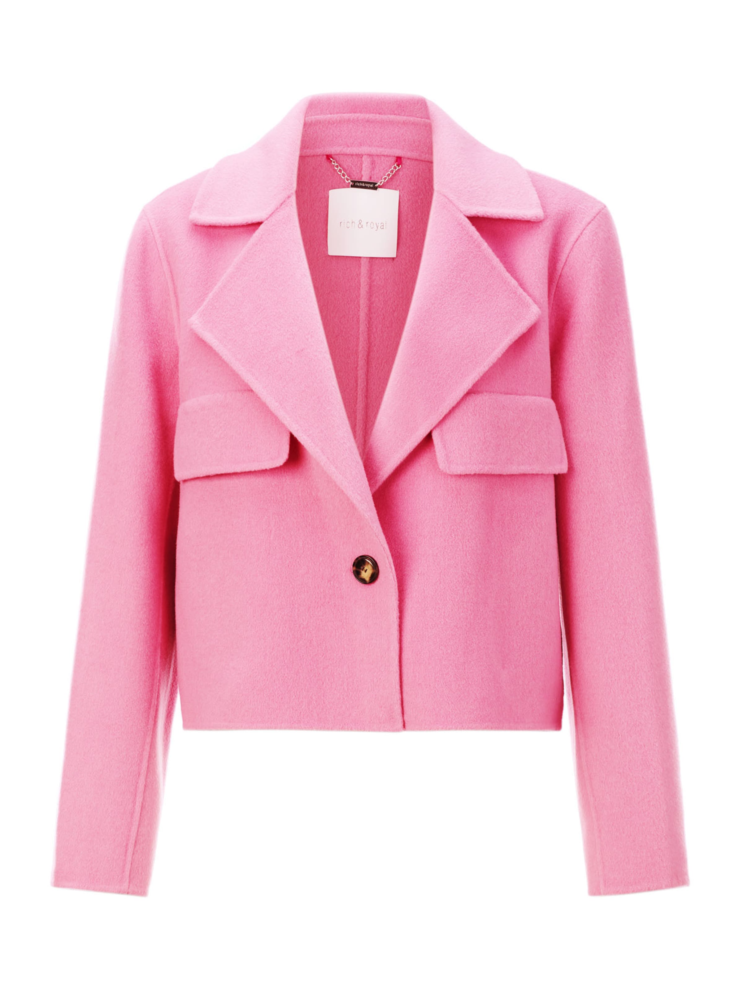 Rich & Royal Φθινοπωρινό και ανοιξιάτικο μπουφάν σε ροζ: μπροστά